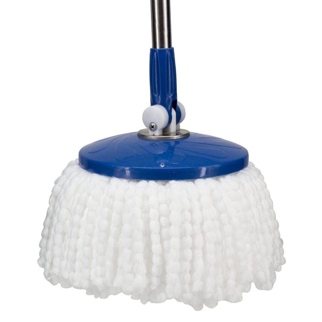 Pack of 3 Spin Mop Refill Heads Microfiber Round Replacement Mop Heads for Floor Cleaning