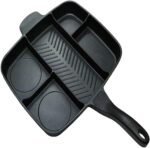 5 in 1 Multifunction Breakfast Frying Pan Non Stick Divided Grill Skillet Pan - Image 4