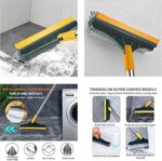2 in 1 Floor Cleaning Brush with 120° Rotatable Head - Bathroom Tile, Window & Floor Scrubber with Wiper | Multipurpose Long Handle Cleaning Brush Pakistan - Image 4