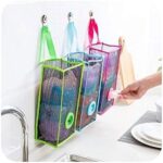 Plastic Bag Holder & Dispenser Mesh Organizer for Kitchen | Hanging Grocery & Trash Bag Storage - Image 4