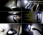 Indoor & Outdoor LED Motion Sensor Night Light Wireless Battery Powered Wall Lamp - Image 4