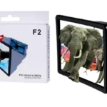 F2 Portable 3D Mobile Screen Magnifier HD Video Enlarger for All Smartphones