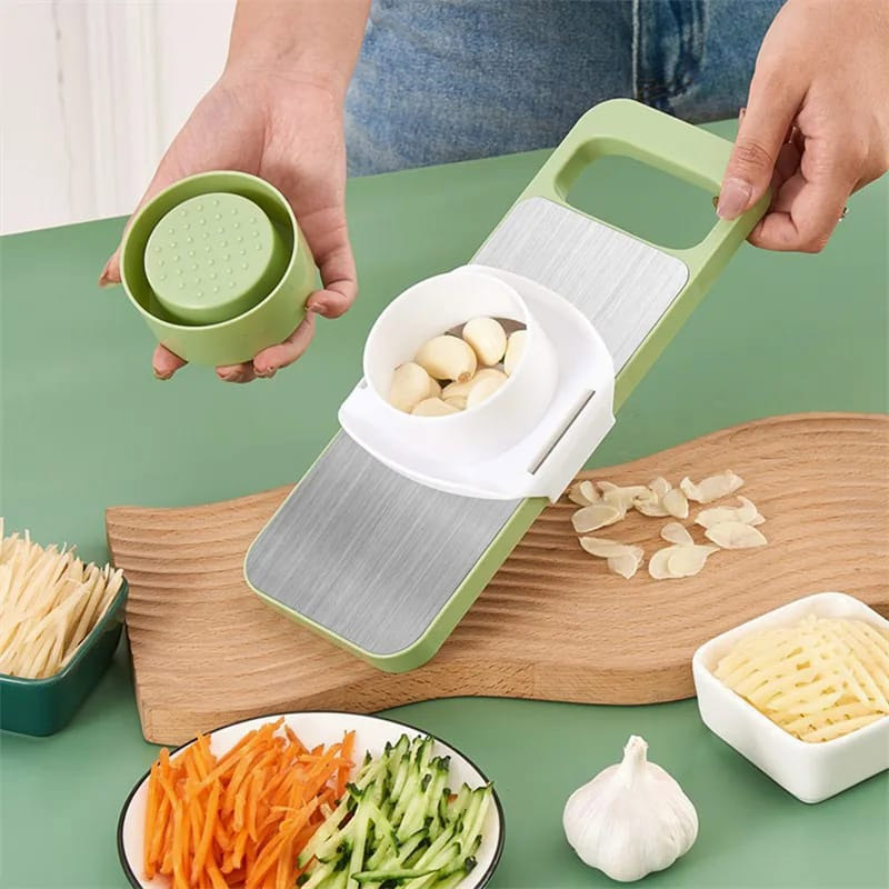 5‑in‑1 Multi‑Functional Vegetable Slicer & Grater Adjustable Mandoline Cutter