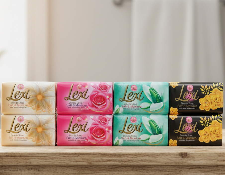 Lexi Beauty Soap 125g | Gentle Cleansing & Refreshing Bath Soap for Smooth, Fresh & Healthy-Looking Skin
