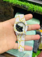 Aura Watch Double Design Dual Colour Metal Watch for Men Women in Pakistan, Premium Two Tone Stylish Reversible Wrist Watch - Image 4