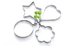 Pack of 4 Egg Shaper Kitchen Tools Stainless Steel Star Heart Round Flower Egg Molds - Image 3