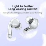 Air 39 Transparent Earbuds Bluetooth 5.3 | Wireless Earbuds with ENC Noise Reduction, HD Calling & LED Display Case - Image 3