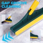 2 in 1 Floor Cleaning Brush with 120° Rotatable Head - Bathroom Tile, Window & Floor Scrubber with Wiper | Multipurpose Long Handle Cleaning Brush Pakistan