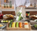 4 In 1 Vegetable Cutter Chopper Adjustable Multifunction Slicer Grater Kitchen Tool - Image 2