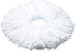 Spin Mop Refill Microfiber Replacement Head Extra Absorbent Round Mop Head for Floor Cleaning - Image 2