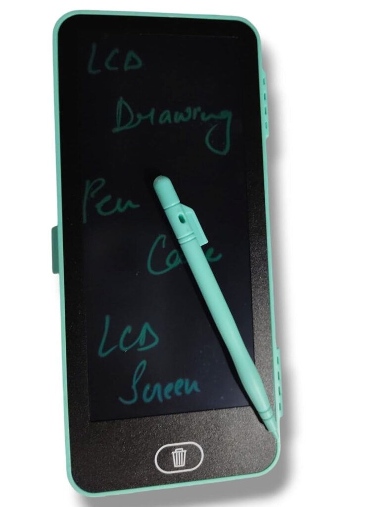 LCD Drawing Tablet with Pen Case – Eye Protection, Lock Screen, One-Key Erase (Random Color)