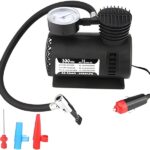 Mini 12V 300PSI Car Air Pump Tyre Compressor, Portable Electric 12 Volt Car Tire Inflator 80 inch Wire - Image 3