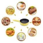 Double Layer Handle Egg Boiler Electric Automatic, High‑Capacity 14‑Egg Steam Boiler with Stainless Steel Heating Plate - Image 3