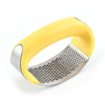 Garlic Press Grater Slicer Plastic Manual Grinder Kitchen Tool
