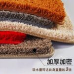 Soft Super Absorbent Bathroom Door Mat 40x60cm | Non Slip Memory Foam Floor Mat for Bathroom, Kitchen & Entrance (Random Color) - Image 2