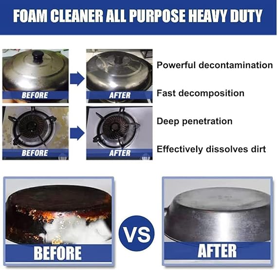 MOF Chef Concentrated Heavy Oil and Rust Cleaning Powder 200g Powerful Kitchen Degreaser and Rust Remover