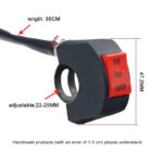 Universal Motorcycle Handlebar On/Off Switch 12V Double Button Control Switch for Bikes, ATVs & Motorcycles - Image 4