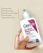 CeraVe Itch Relief Moisturizing Lotion 237ml, Fast-Acting Relief for Dry & Itchy Skin with Ceramides, Niacinamide & Hyaluronic Acid - Image 3