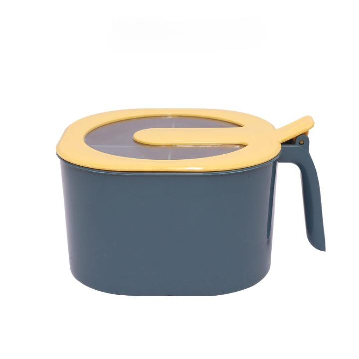 Modern Spice Kit 1000 ml 4 Grid Spice Jar for Home and Kitchen Storage (Random Color)