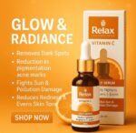 Relax Vitamin C Daily Serum 30ml Brightening & Anti-Aging Face Serum for Radiant, Even-Toned Skin