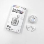 Air31 Wireless Crystal Transparent Bluetooth Earbuds - Airpods Style TWS with Type-C Charging, Heavy Bass, Noise Reduction and LED Display | Random Colour Pakistan