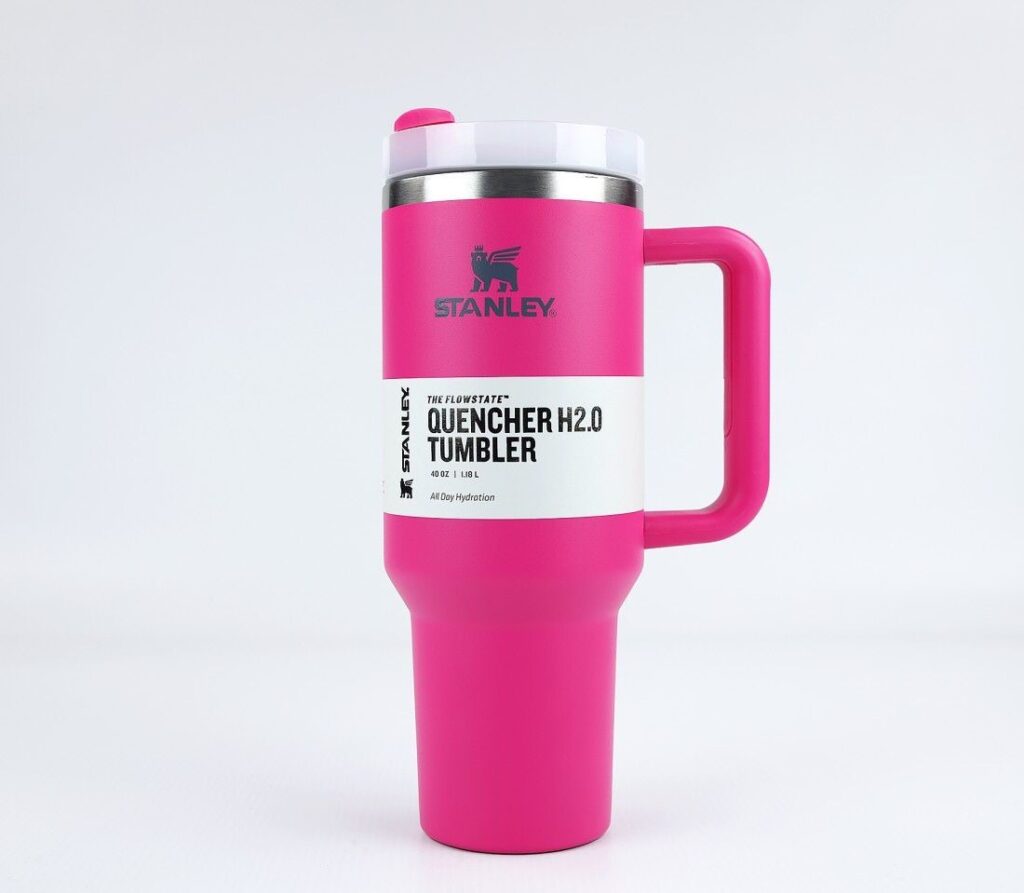 Stanley 40 Oz Stainless Steel Vacuum Insulated Tumbler with Straw | Leak Proof Travel Mug 1200ML