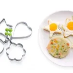 Pack of 4 Egg Shaper Kitchen Tools Stainless Steel Star Heart Round Flower Egg Molds