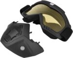 Snowboard Motorcycle Full Face Mask Shield Goggles | Anti-Fog UV Protection Riding Glasses for Motorcycle, Motocross & Off-Road Sports - Image 4