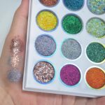 Glitter Butter Sparkle Eyeshadow Palette 9 in 1 – Shimmer Metallic Rainbow Eye Makeup Kit