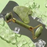 Jade Roller Facial Massager Set with Gua Sha Tool | Natural Jade Face Roller for Facial Massage, Relaxation & Refreshing Skincare - Image 2
