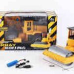 Construction Machine Roller ? Remote Control Toy with Spray Effect, Heavy Duty RC Vehicle for Kids & Adults