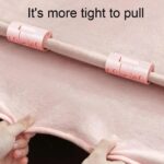 5Pcs BedSheet Clips, Non-Slip Plastic Clamps for Quilts, Blankets, Curtains & Covers (Random Colour) - Image 3