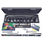 CTW 1810 10 Piece Socket Wrench Set Spanner Tool Kit for Car Repair - Image 3