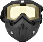 Snowboard Motorcycle Full Face Mask Shield Goggles | Anti-Fog UV Protection Riding Glasses for Motorcycle, Motocross & Off-Road Sports - Image 5