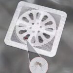Pack of 10 Multifunctional Net Sticker Drainer for Bathroom & Kitchen | Hair Catcher & Window Screen Repair Patch