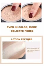 SUNISA Waterproof Mushroom Head Air Cushion Foundation | BB & CC Cream with Moisturizing Liquid Base & Sponge Applicator - Image 4