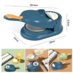 2-in-1 Manual Dumpling Maker & Dough Press Machine | Portable Samosa, Gujiya & Pastry Mould Kitchen Tool - Image 4
