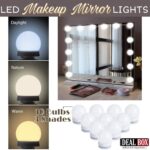 Vanity Light LED Bulbs for Makeup Mirror 10 Bulbs 3 Light Modes - Adjustable Brightness Hollywood Style Makeup Lighting Kit Pakistan - Image 5