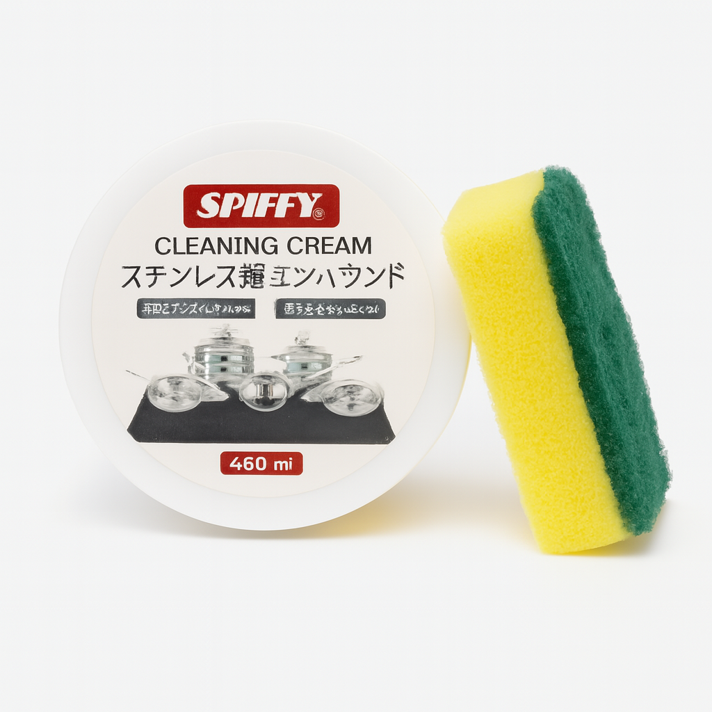 Spiffy Stainless Steel Cookware Cleaning Cream 400ml Powerful Kitchen Utensil Cleaner for Shine & Stain Removal in Pakistan