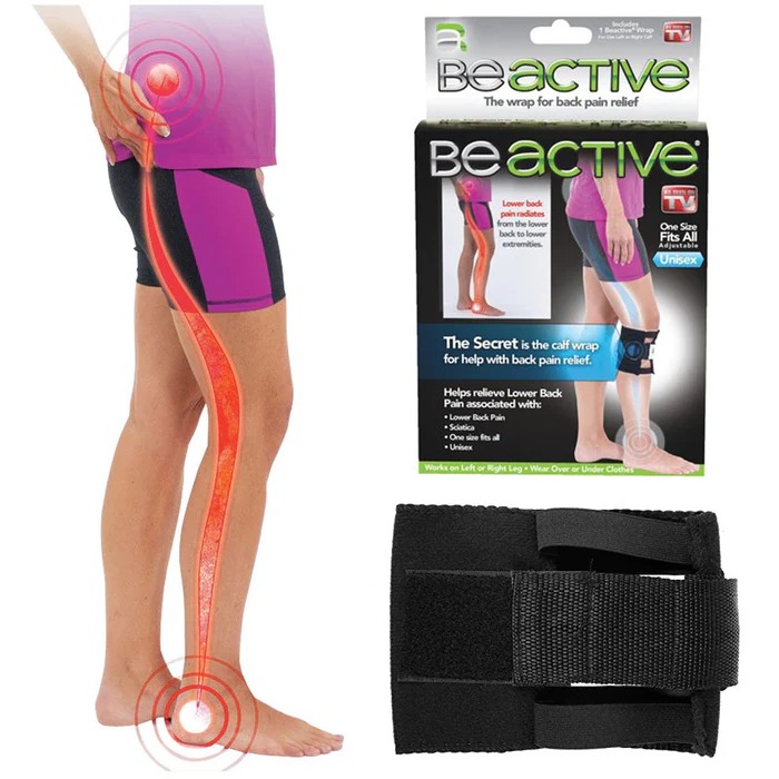 Be Active Knee Support with Magnet Inside (With Box) Pressure‑Pad Leg Brace for Lower Back & Sciatica Pain Relief