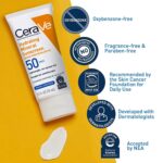 CeraVe Hydrating Mineral Sunscreen SPF 50 100ml Broad Spectrum Sunblock - Image 5