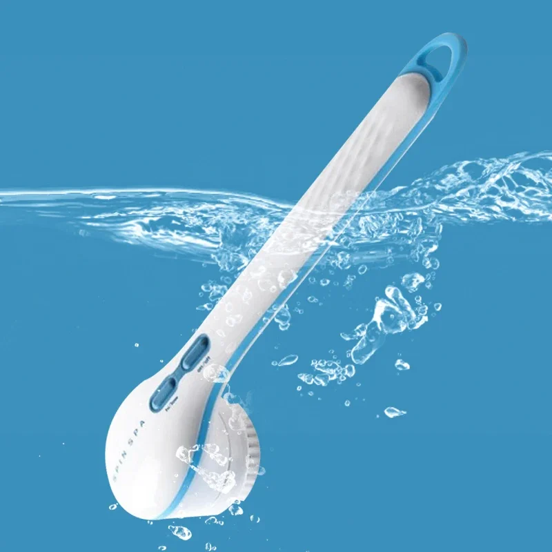 Electric Bathing Spinning Brush with 5 Spa Attachments | Body Cleansing, Exfoliating & Massage Bath Brush