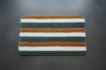 Ultra Soft Microfiber Absorbent Bath Mat 25x16 | Quick Dry Non Slip Bathroom, Kitchen & Home Floor Rug (Random Design)