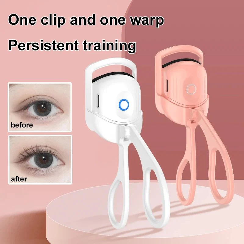 Smart Eyelash Curler Rechargeable Heated Lash Curler 2 Temperature Fast Heating