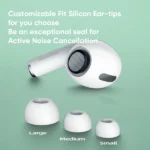 JOYROOM T03S Pro TWS Active Noise Cancelling ANC Earbuds White - Wireless Bluetooth 5.0 Earbuds with Premium Charging Case Pakistan