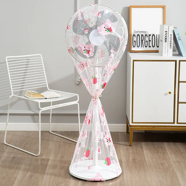 PEVA Universal Electric Fan Dust Cover Circular Fan Sleeve Dust Proof Protective Cover