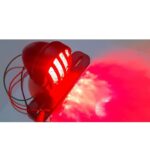 Motorcycle Cafe Racer LED Tail Light with Number Plate Holder – 2 in 1 Vintage Brake & Backlight Universal Fit