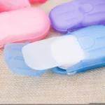Pack of 10 Travel Soap Paper Sheets | Portable Mini Hand Wash Paper Soap for Travel & Outdoor Use - Image 2