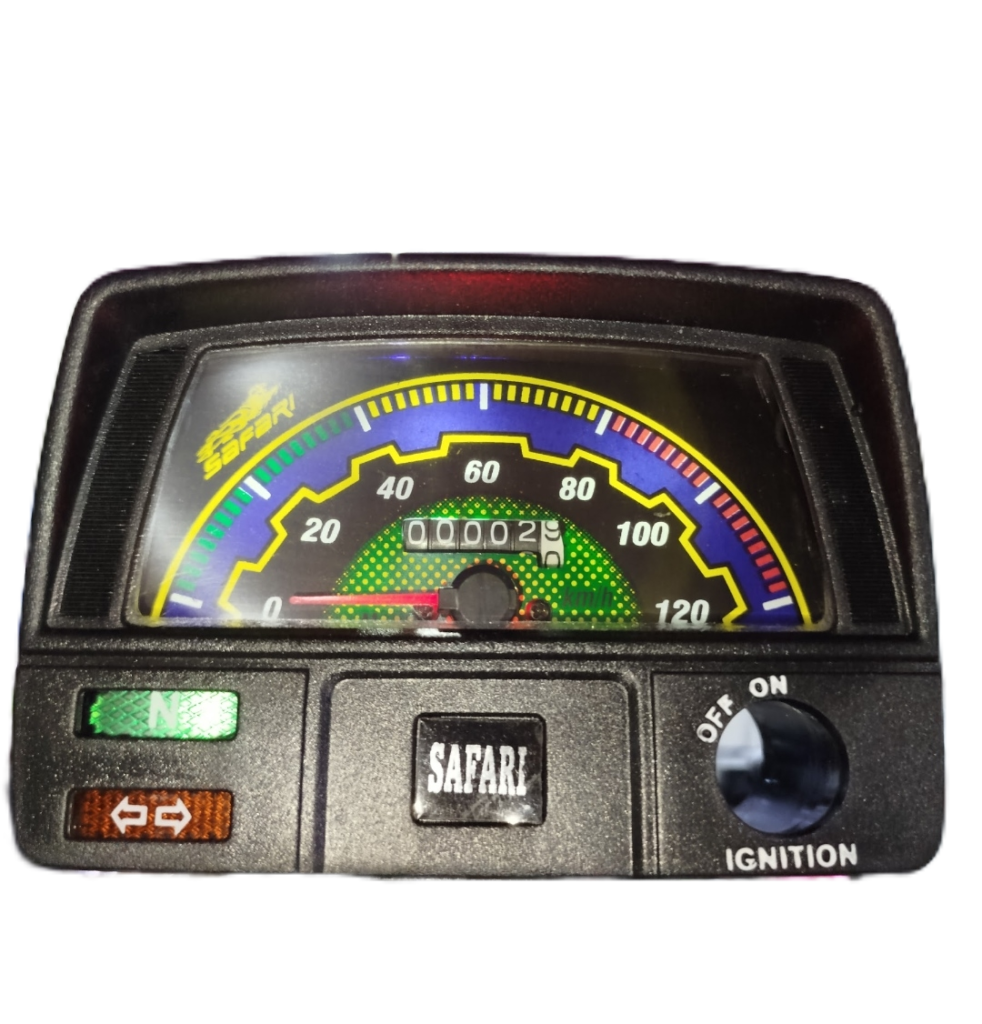 Safari 70CC Motorcycle Speedometer with LED Lights | Premium Bike Meter for 70CC Bikes in Pakistan