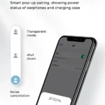 JOYROOM T03S Pro TWS Active Noise Cancelling ANC Earbuds White - Wireless Bluetooth 5.0 Earbuds with Premium Charging Case Pakistan - Image 3